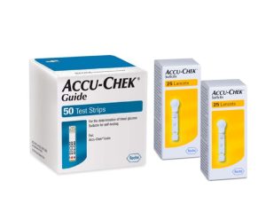 Accu-Chek Active 50 strips with 2 packs of lancet 25