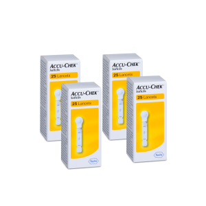 Accu-Chek Softclix Lancet 25 - Pack of 4